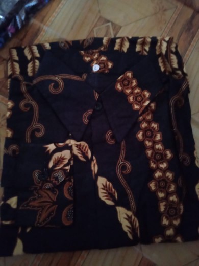 Batik Kemeja Pria Lengan Panjang Batik Laris Art Motif Garuda Size M L Xl Xxl Reguler