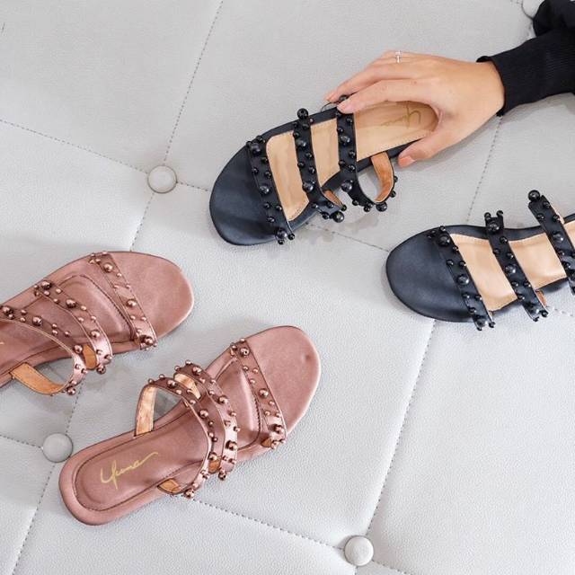 Yuma MALIKA flat sandal handmade