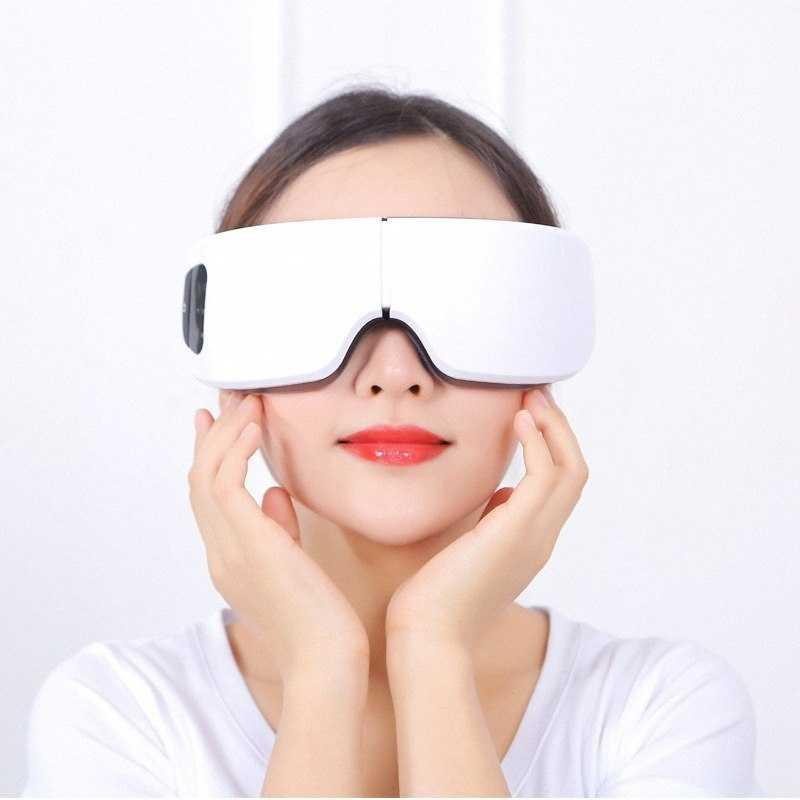 Smart Massager Alat Pijat Kompres Mata dengan Bluetooth - H500 - White