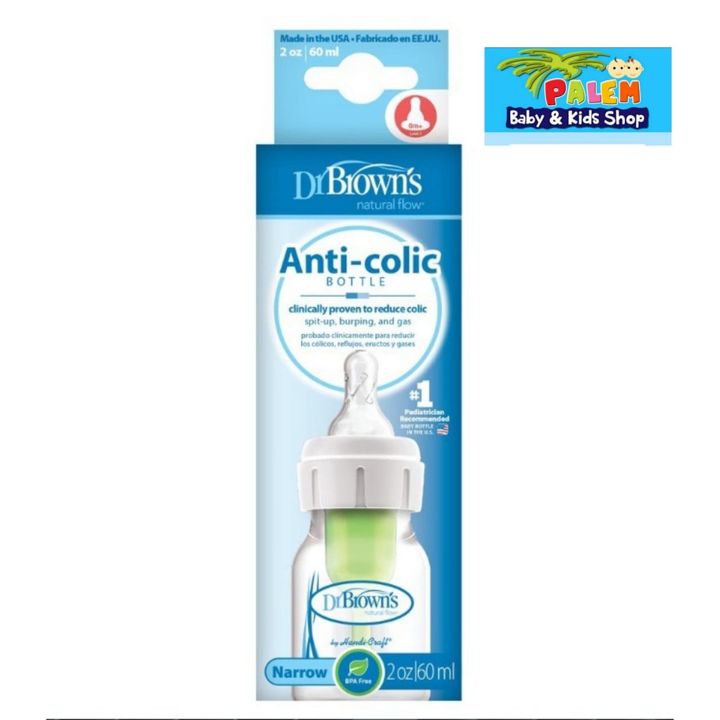 Dr. Brown's Natural Flow Options+ Anti ColiC 60 ML dan 120 ML