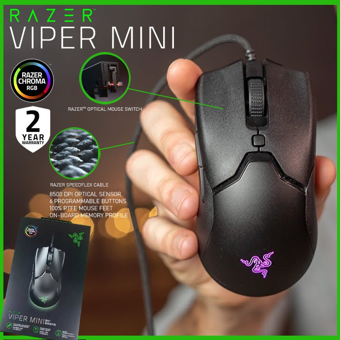 Как разобрать мышку razer viper mini