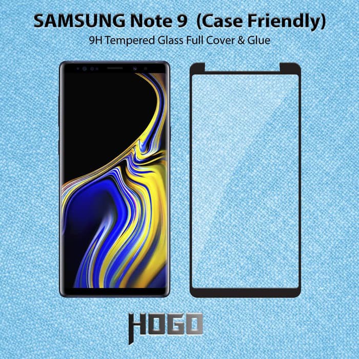 Tempered Glass 3D SAMSUNG Galaxy Note 9 Case Friendly