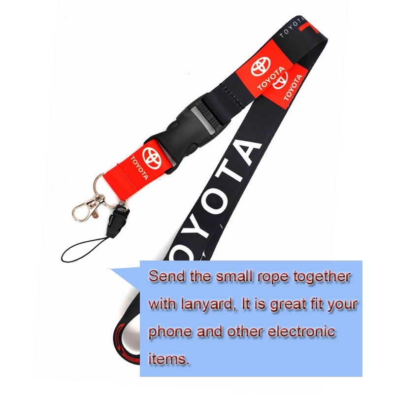 Toyota Leher Lanyard untuk Ponsel Cover Sling Student ID Tag Pemegang Kartu Sling Gantungan Kunci Anti-lost Aksesoris