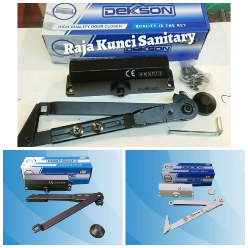 Door closer Dekson DCL 300 HO (Hold Open)/Penutup Pintu Otomatis Dekson/Black/Silver/Brown