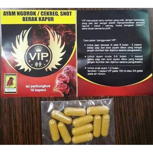 JALU AJI  VIP - untuk ayam ngorok, snot