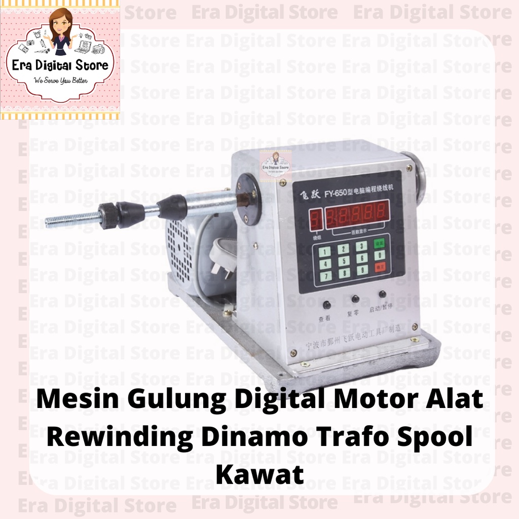Mesin Gulung Alat Rewinding Dinamo Trafo Spool Kawat Digital Motor
