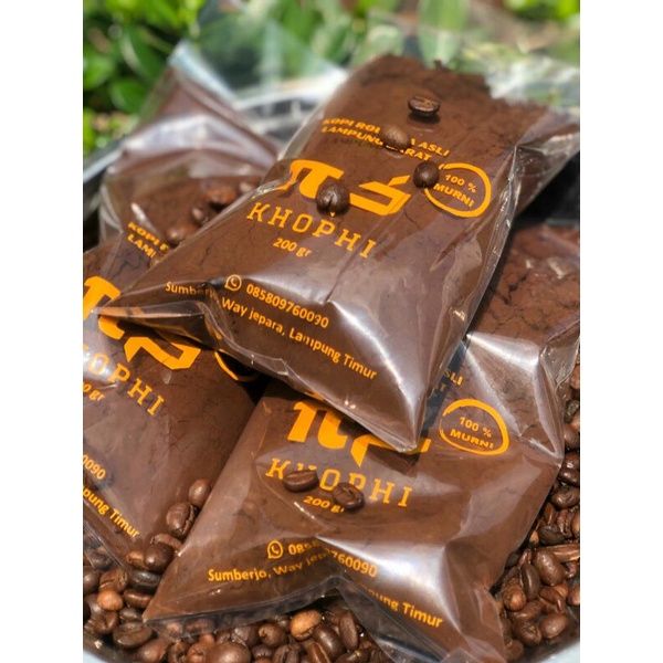 

kopi bubuk asli tanpa campuran