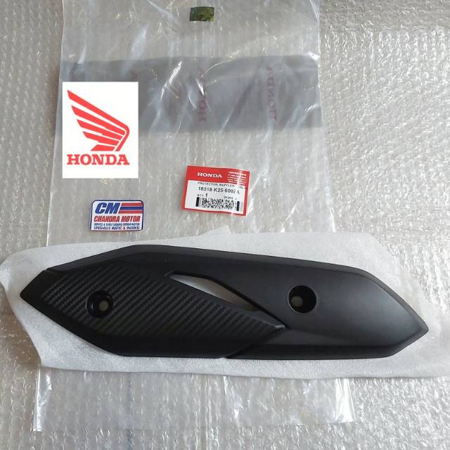 tutup knalpot cover knalpot protector muffler beat esp th 2015 asli HONDA 18318-K25-600ZA