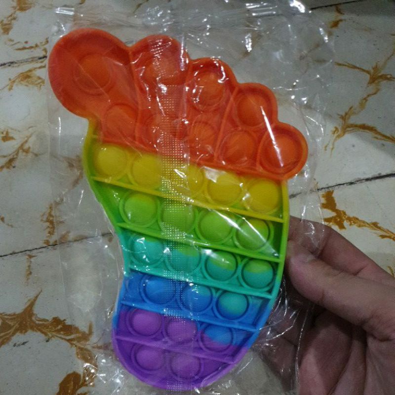 [50+ Model Pop It] POP IT ALL VARIANT | Popit Rainbow Macaron Sugus UV Colorful-Kaki Rainbow