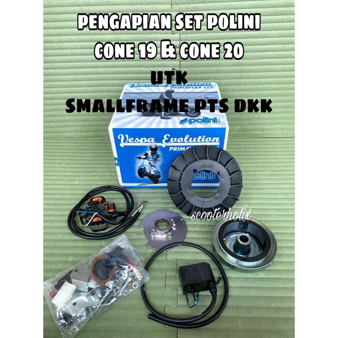 Pengapian Ignition Set POLINI ITALY utk Vespa SMALLFRAME PTS dkk