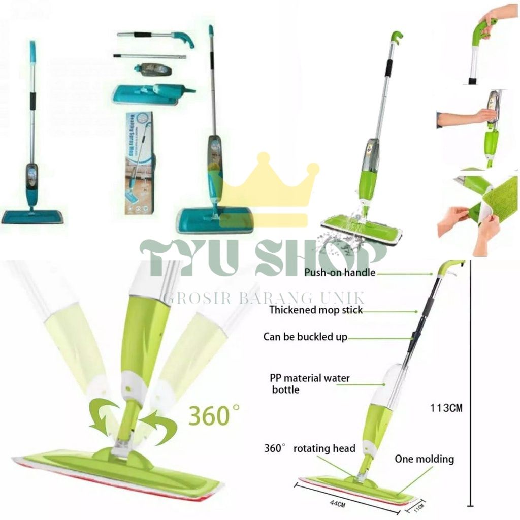 TYU SHOP - SPRAY MOP / ALAT PEL LANTAI SEMPROT VANSTAR WARNA