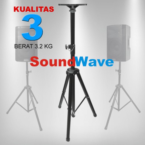 TRIPOD STAND SPEAKER - TRIPOT TIANG SPEKER AKTIF/PASIF