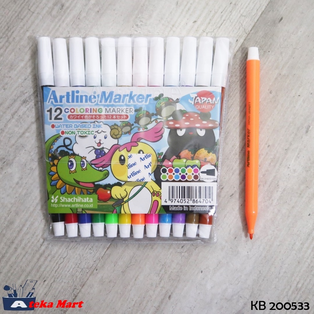 

[SET] ARTLINE SPIDOL EK-316-12WARNA