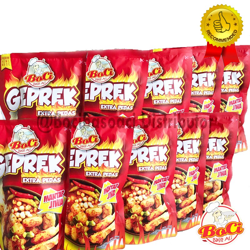 Jual Boci Geprek Baso Aci Mantap Jiwa Paket Reseller 10pc Promo