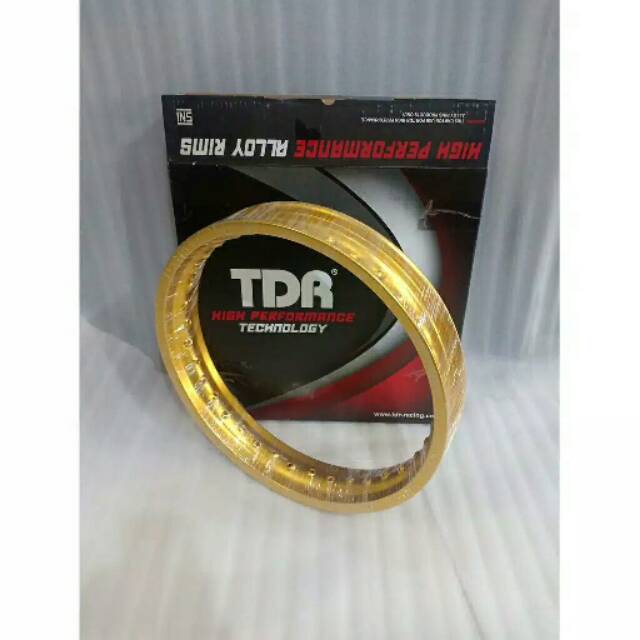 VELG TDR 250 17  GOLD W SHAPE   *