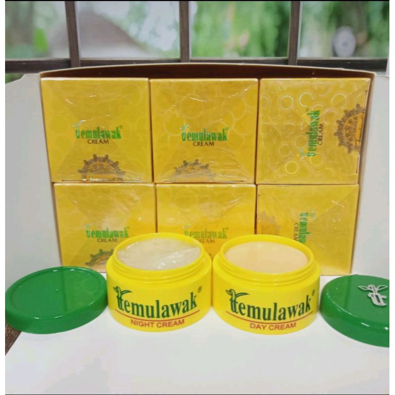 [Lusinan] Cream Temulawak 2 In 1 Susun Siang Malam Original Import Malaysia 12 Pcs