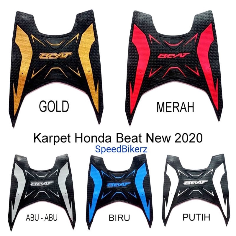 Karpet Karet Motot Honda Beat New 2020 Karpet Monster Motor Beat baru 2020 2021 2022 ESP  - DELUXE -BEAT STREET