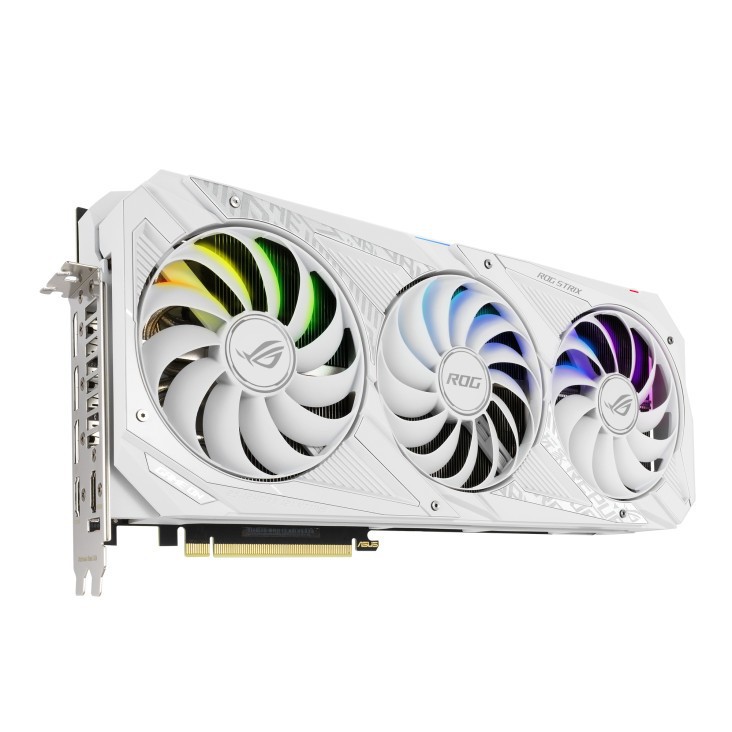 Vga Asus ROG Strix RTX 3090 OC 24GB White Edition - Asus Geforce RTX 3090 24GB - Vga RTX3090 24G