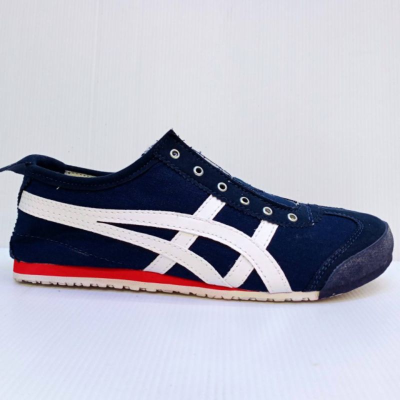 (BISA COD) GS - Sepatu Onitsuka Pria Wanita Slip On Tanpa Tali Harga Distributor
