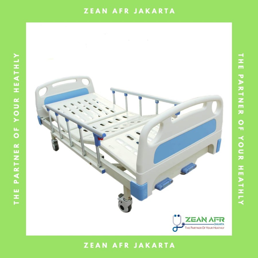 Bed Manual 2 Crank Tempat Tidur Ranjang Pasien Rumah Sakit Hospital