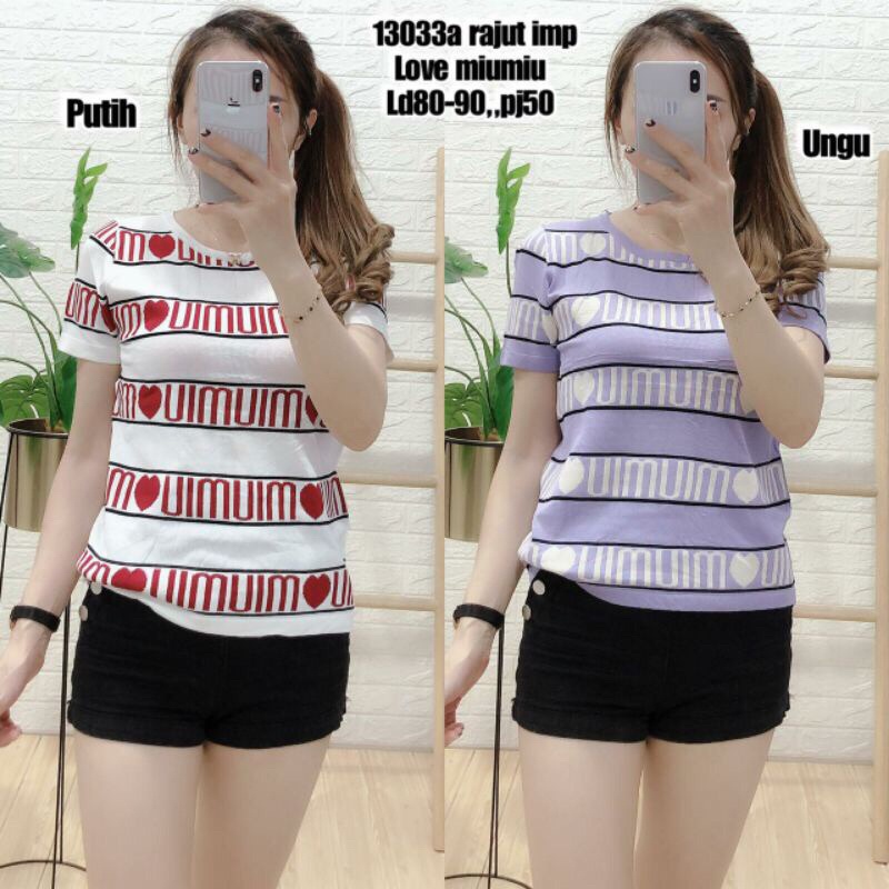 [IMPORT] Miu Top Import | Atasan Miumiuu Wanita