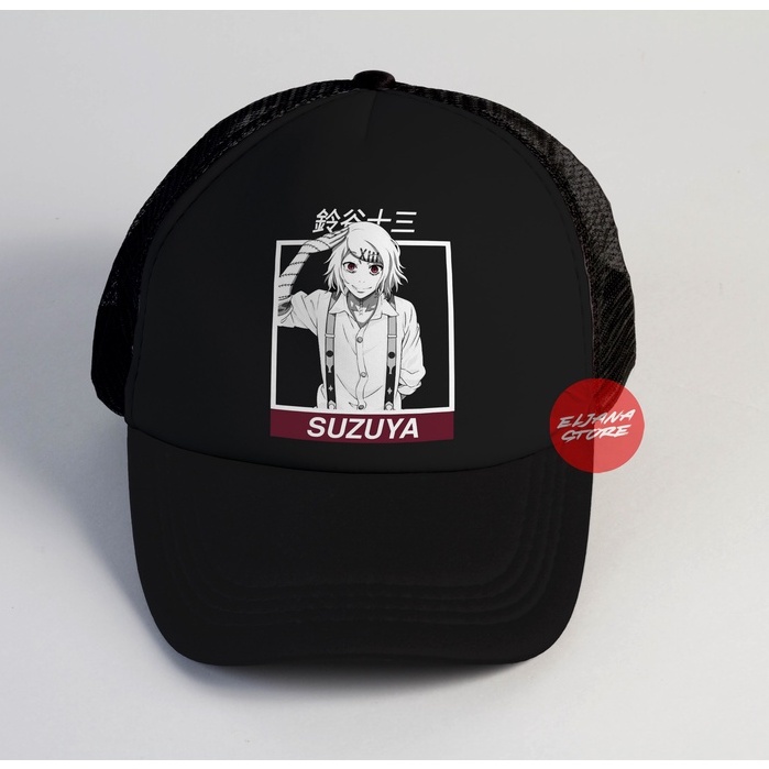 Suzuya / One Piece / Topi Jaring Distro / Topi Premium / Topi Sablon / Topi Anime / Topi Trucker / Topi Custom Unisex / Elcustom