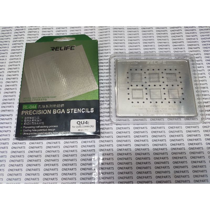 TOOLS CETAKAN IC BGA STENCILS RELIFE RL-044 QUALCOMM CPU QU 4