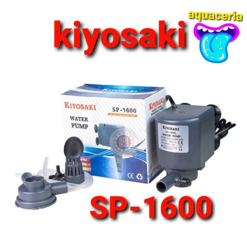 kiyosaki 1600 pompa celup air aquarium power head 1600