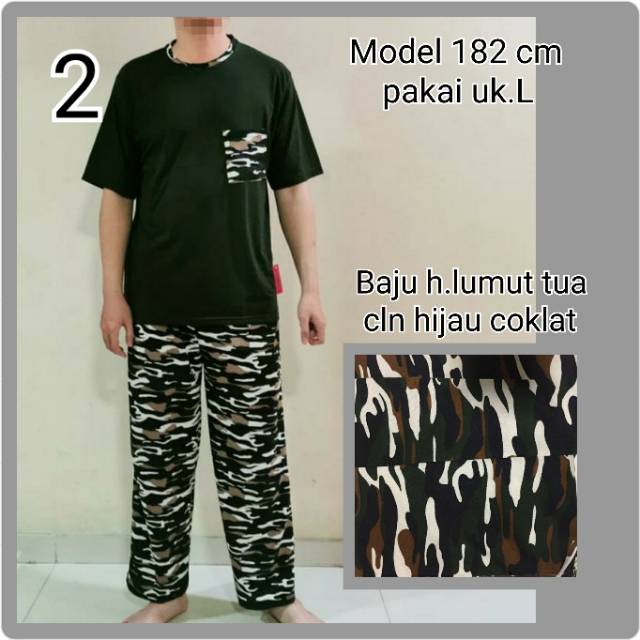 Baju tidur kaos laki-laki