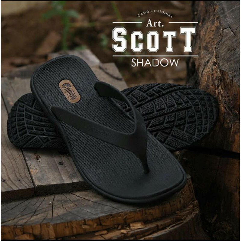 Sandal Jepit Pria Camou - camou scott shadow - sandal full Karet - sandal anti Slip - sandal terbaru