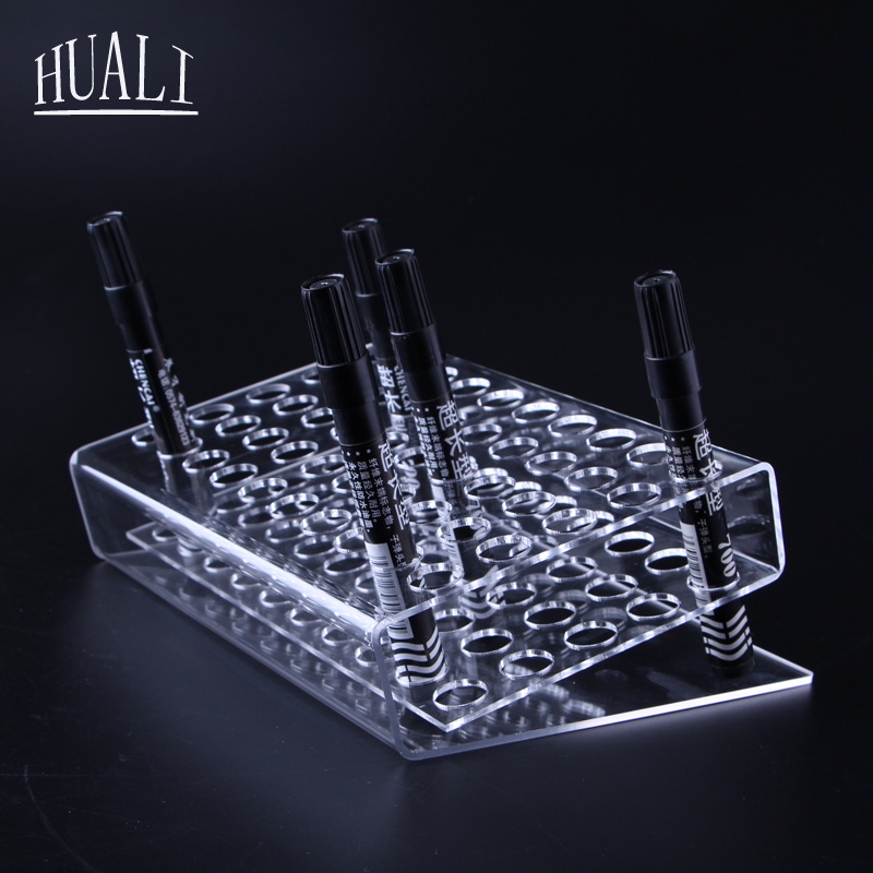 

✿♕Akrilik Transparan 50 Pcs 30 Pcs Spidol Display Stand Marker Pen Holder Makeup Pen Holder Kepala B