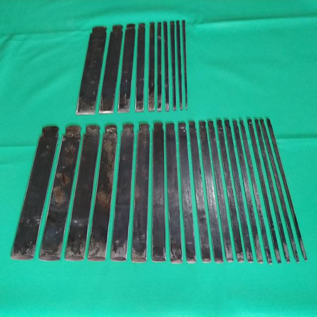 Pahat ukir kayu 1 set 30pcs bahan baja asli