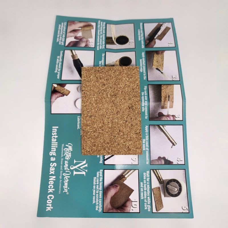 Composite Cork Sheet Saxophone - Karet Gabus Untuk Neck Saxophone