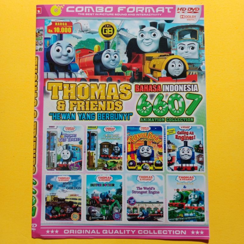 Kaset koleksi DVD Film Kartun Kereta THOMAS & FRIENDS Volume TERBARU.