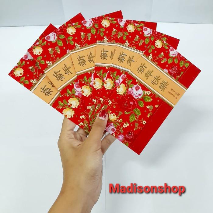 

Angpao Panjang Random isi 6 Ampao Imlek Murah Angpau Tahun baru Hoki