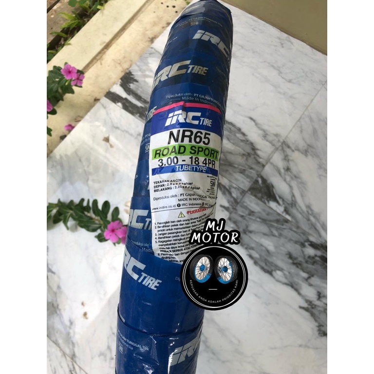 BAN IRC NR65 3.00 RING 18 HARGA SEBIJI BAN BELAKANG MOTOR RX KING/SCORPIO