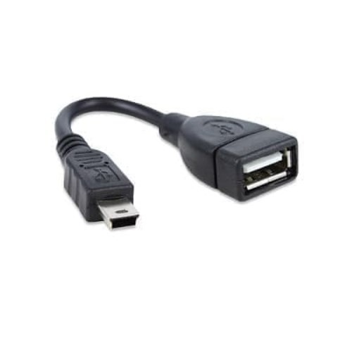 Universal Kabel OTG 5 Pin To Female USB - Hitam