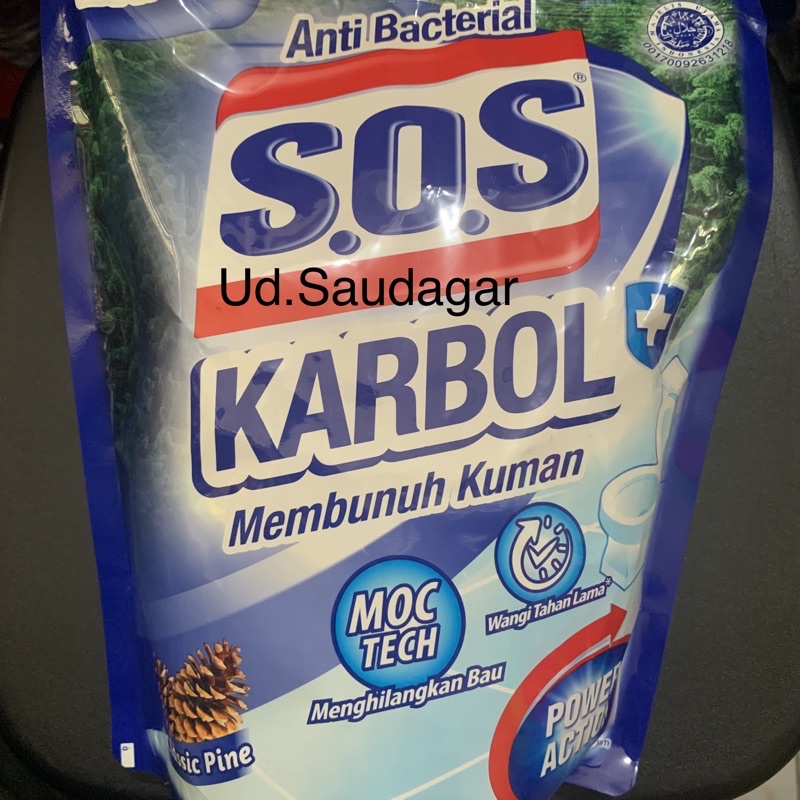 SOS Karbol Pembersih Lantai 1.5 Liter