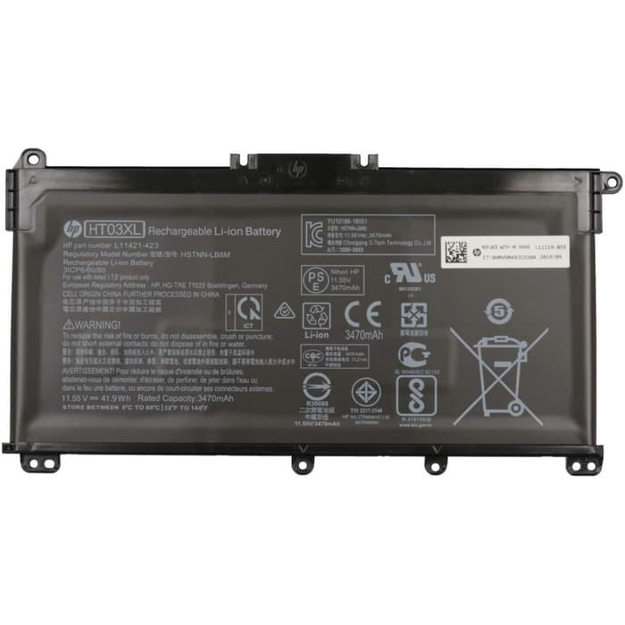 Baterai Batre HP pavilion 14s-cf00 14-cf 14-cm00 14s-dk0 14-dk 14s-cm HT03XL HP 250 G7 255 G7 HSTNN-LB8L Laptop HP 14-CE0014TU 14-CE0000 15-CS Original