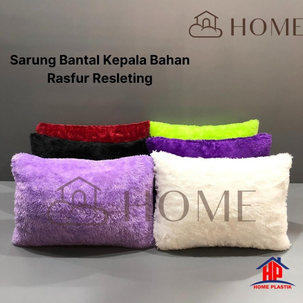 Sarung Bantal / Sarung Guling Bulu Rasfur 60 x 45 cm / Sarung Bantal / Sarung Guling Bulu Rasfur Lem
