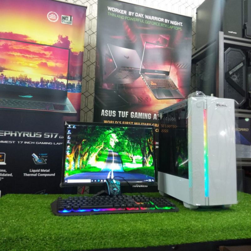 KOMPUTER GAMING I5 3470 RAM 16 SSD 120 VGA 4 GB SIAP PAKAI FULLSET