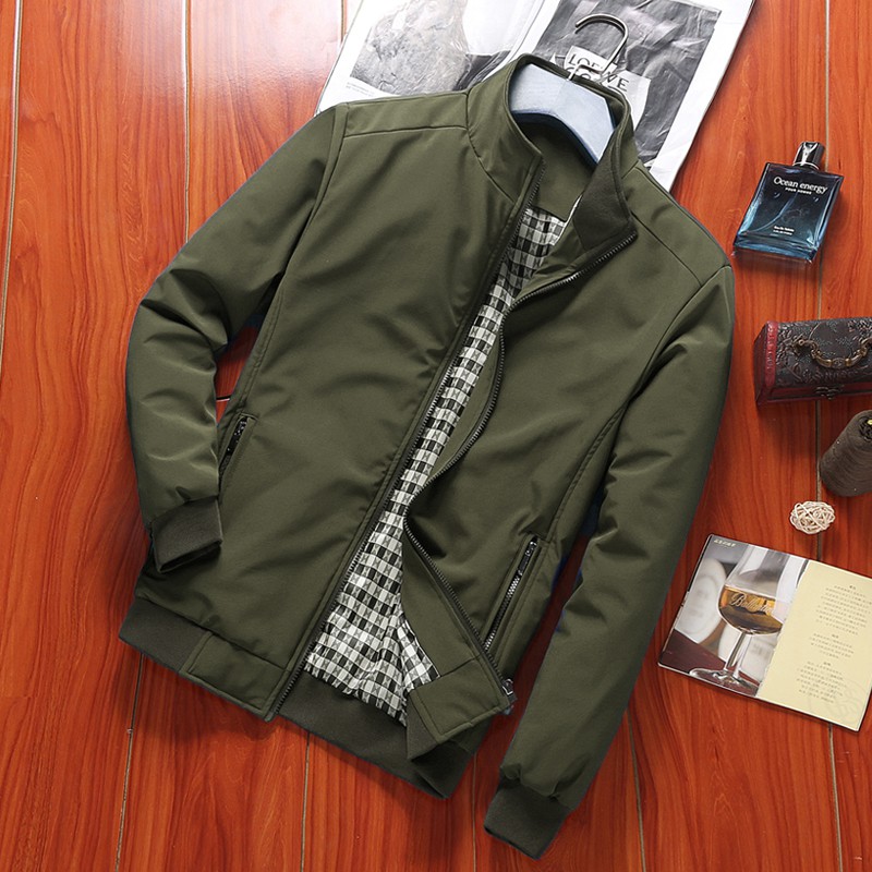 Jaket Musim dingin Jaket parasut pria Bomber hurrington Formal Taslan Waterproof