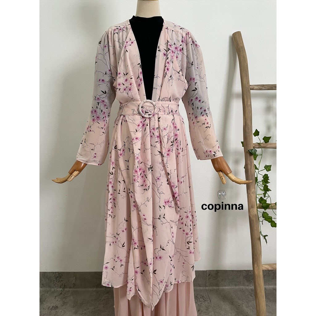 LONG CARDIGAN OUTER SIFON WANITA MUSLIM