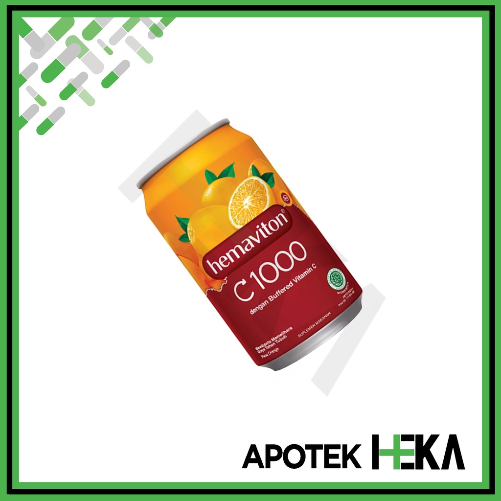 Hemaviton C-1000 Kaleng 330 ml Orange (SEMARANG)