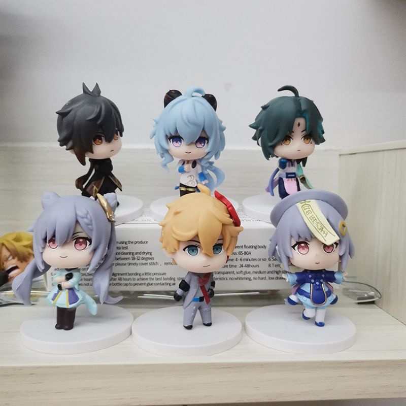 (bisa cod) action figure genshin impact batch 3 tatakan putih