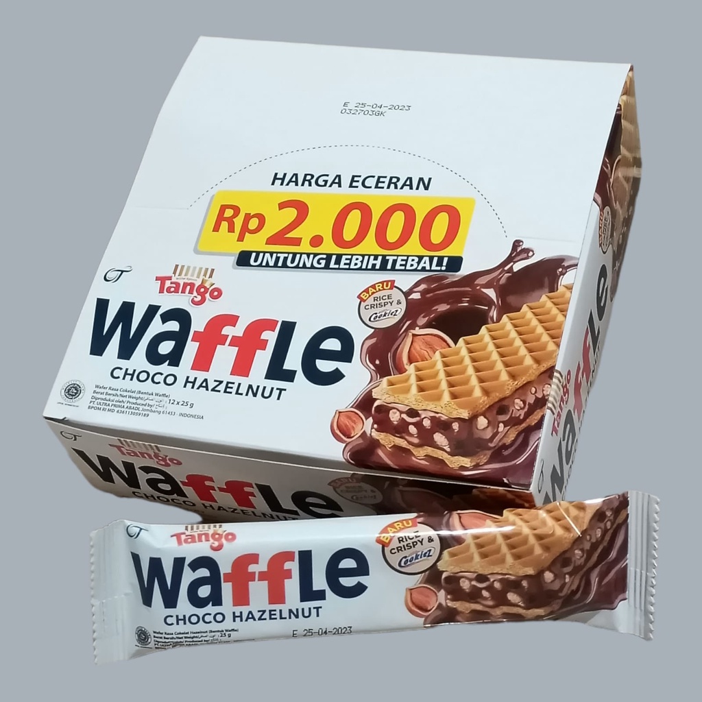 

TAngo Waffle Choco HAzelnut 25gr [12 pcs/box]