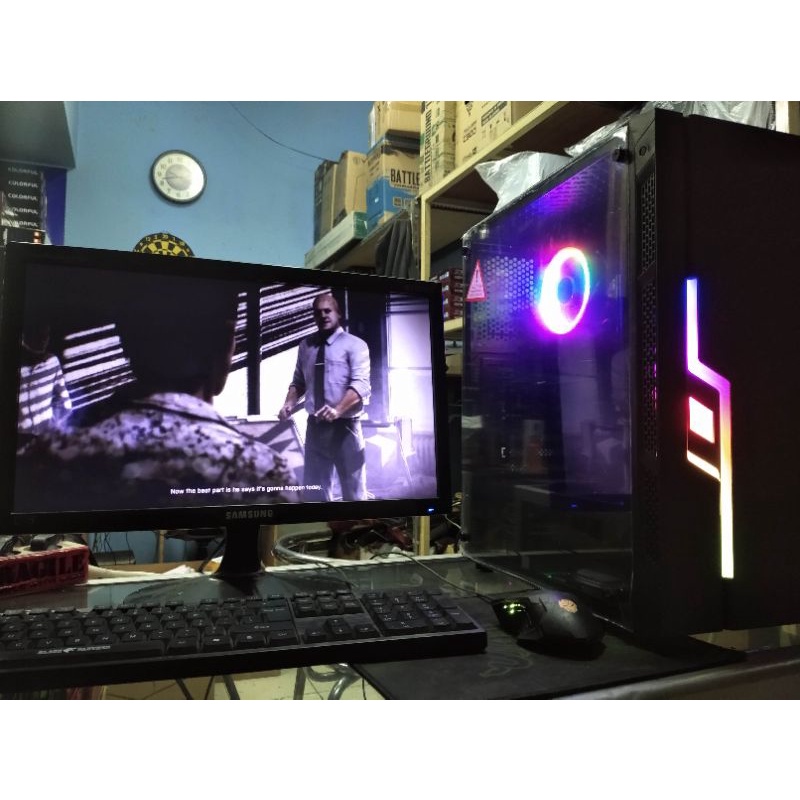 PC FULLSET Core i5/8Gb/R7 2Gb Ddr5/LED 19INC