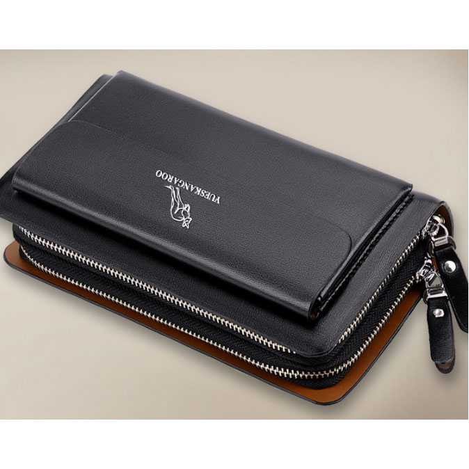 Hot Promo ! Rhodey Dompet Clutch Wanita Bahan Kulit - 007