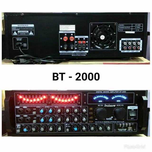 Ampli mixer karaoke betavo BT-2000