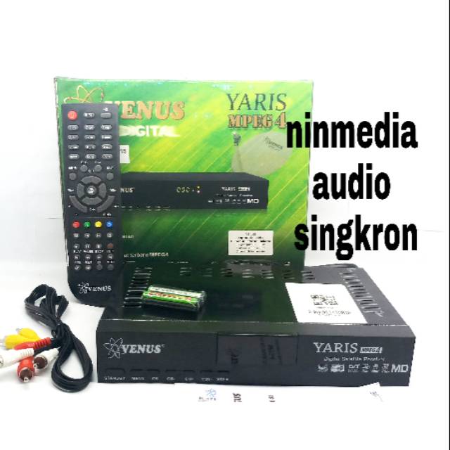 Receiver ninmedia VENUS MP4 YARIS audio singkron